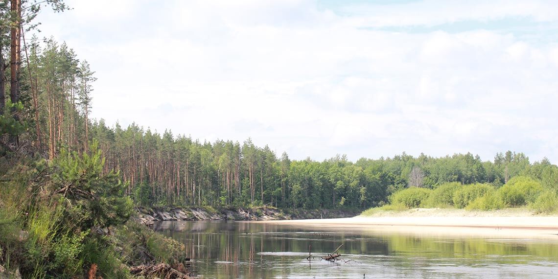 Красота видов на реке Керженец